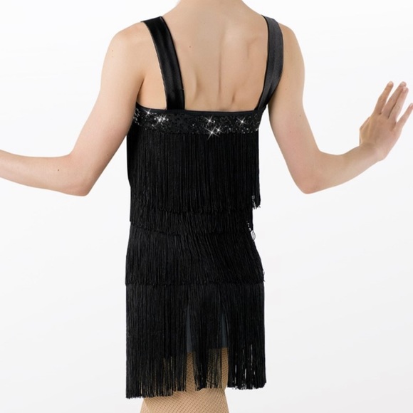 Weissman Yellow Flapper Girl Dance Costume - Picture 4 of 8